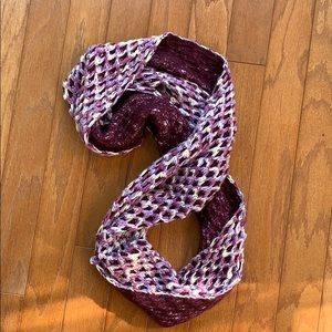 Eggplant Multi-Color Scarf